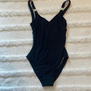 black one piece swimsuit women’s size 10